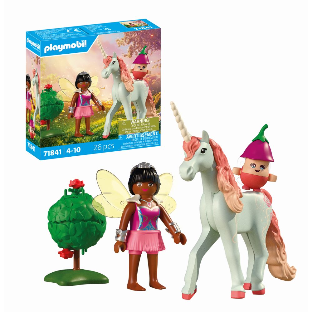 JUCARIE DE ROL FIGURINA DE COLECTIE UNICORNUL SKY ROSE SI ZANA - PLAYMOBIL FAIRIES (PM71841)