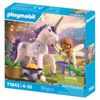 JUCARIE DE ROL FIGURINA DE COLECTIE UNICORNUL LUCKY LAVENDER SI ZANA - PLAYMOBIL FAIRIES (PM71843)