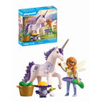 JUCARIE DE ROL FIGURINA DE COLECTIE UNICORNUL LUCKY LAVENDER SI ZANA - PLAYMOBIL FAIRIES (PM71843)