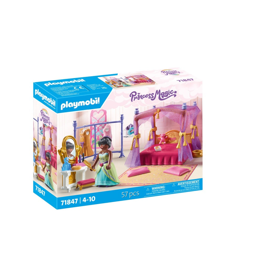 DORMITORUL PRINTESEI CU DRESSING - PLAYMOBIL PRINCESS MAGIC  (PM71847)