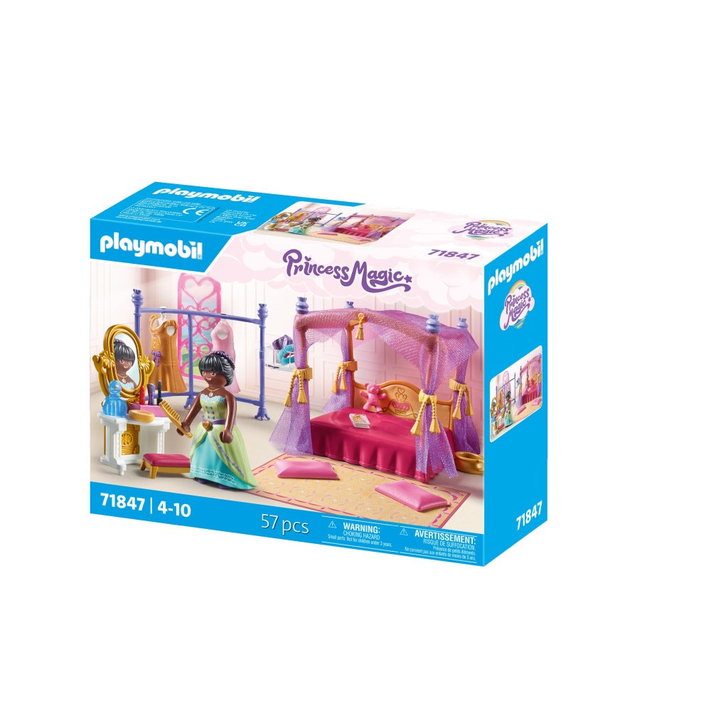 DORMITORUL PRINTESEI CU DRESSING - PLAYMOBIL PRINCESS MAGIC  (PM71847)