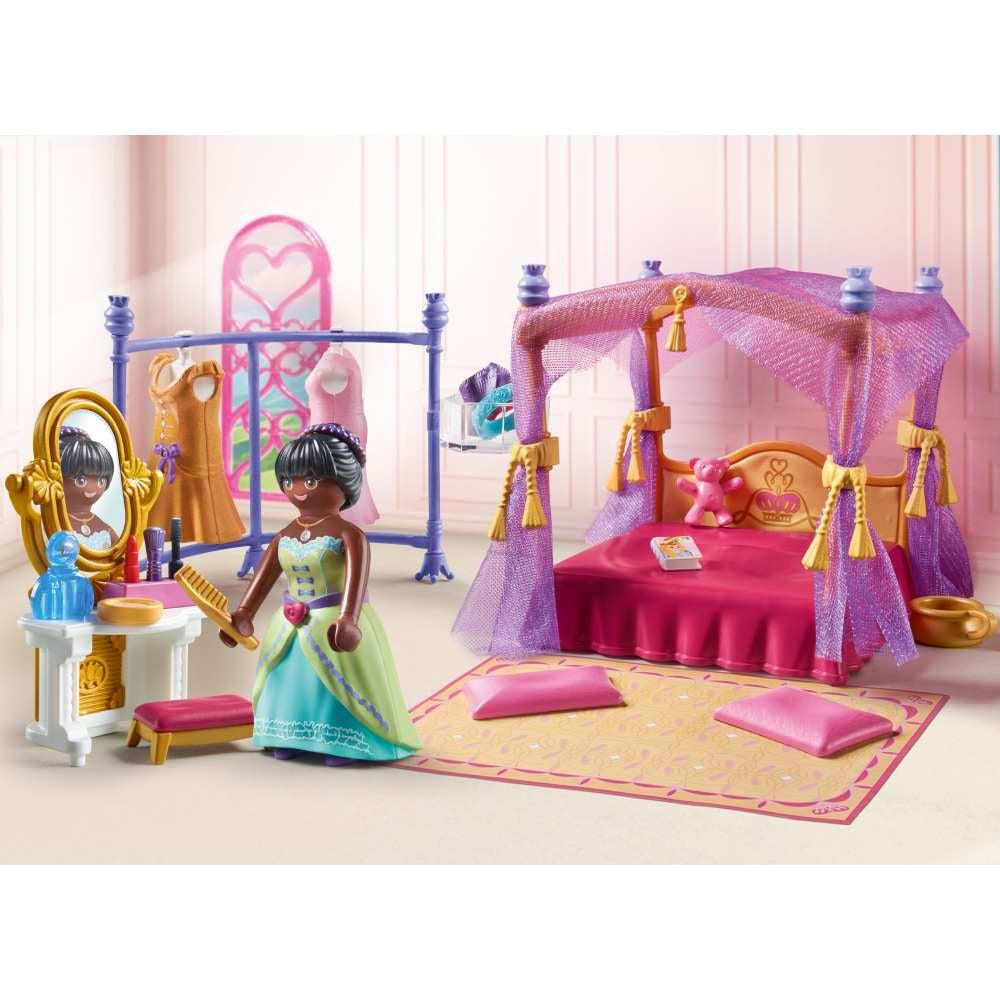 DORMITORUL PRINTESEI CU DRESSING - PLAYMOBIL PRINCESS MAGIC  (PM71847)