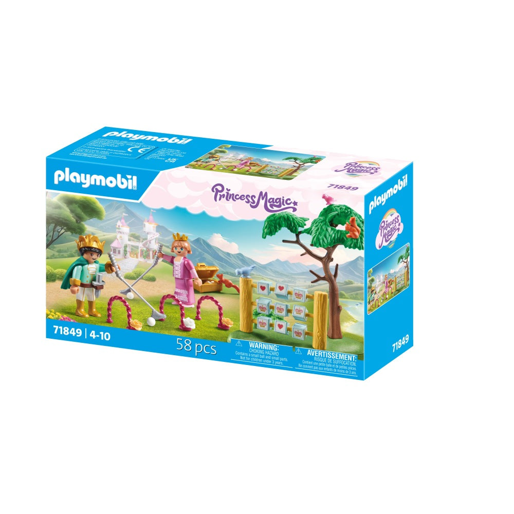 GRADINA CASTELULUI CU JOCURI REGALE - PLAYMOBIL PRINCESS MAGIC  (PM71849)