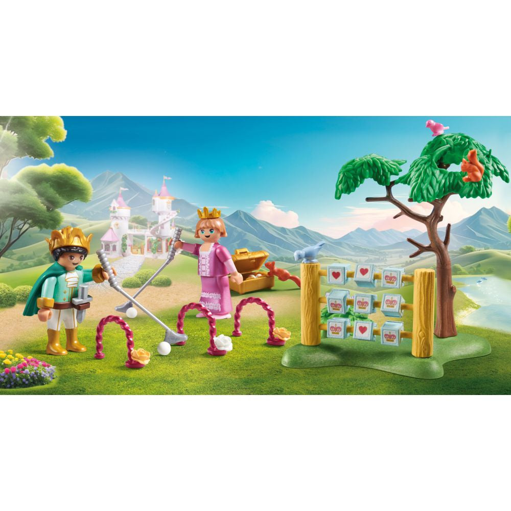 GRADINA CASTELULUI CU JOCURI REGALE - PLAYMOBIL PRINCESS MAGIC  (PM71849)