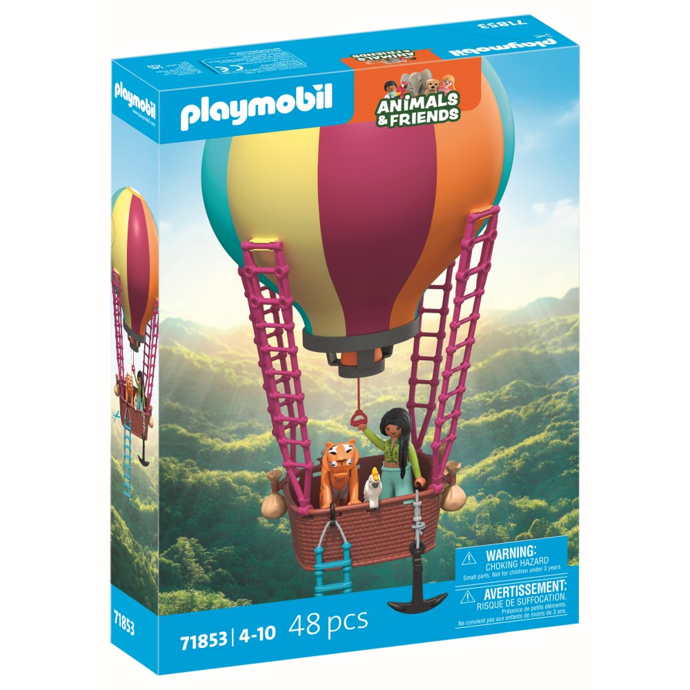 JUCARIE DE ROL PLIMBAREA ANIMALELOR CU BALONUL - PLAYMOBIL MY LIFE (PM71853)