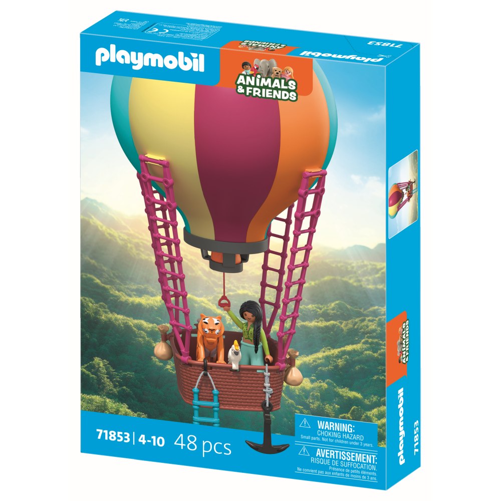 JUCARIE DE ROL PLIMBAREA ANIMALELOR CU BALONUL - PLAYMOBIL MY LIFE (PM71853)