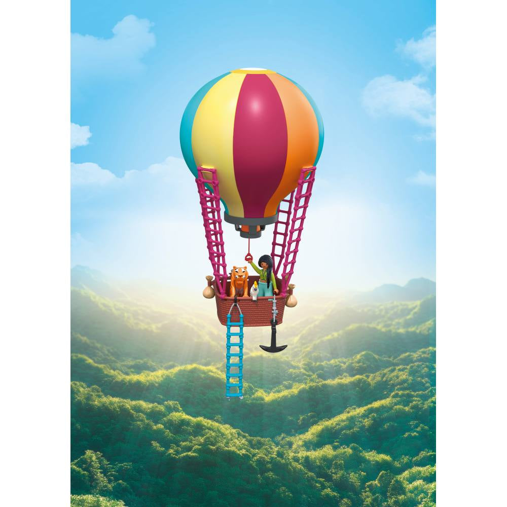 JUCARIE DE ROL PLIMBAREA ANIMALELOR CU BALONUL - PLAYMOBIL MY LIFE (PM71853)