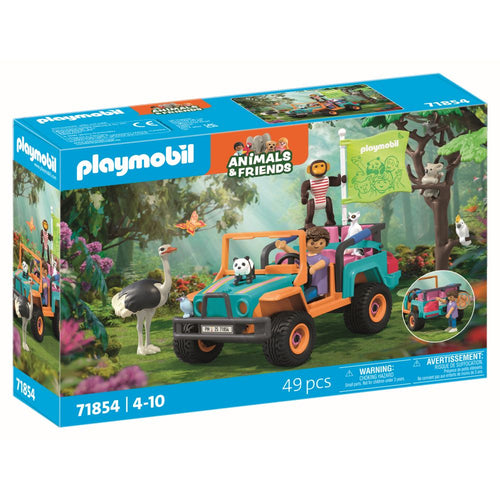 JUCARIE DE ROL PLIMBAREA ANIMALELOR CU VEHICULUL DE TEREN - PLAYMOBIL MY LIFE (PM71854)
