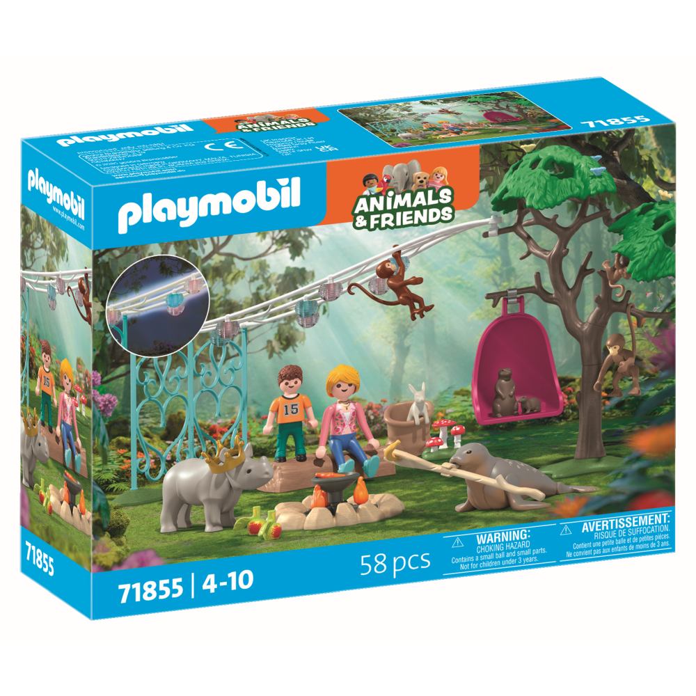 JUCARIE DE ROL PETRECEREA ANIVERSARA A ANIMALELOR - PLAYMOBIL MY LIFE (PM71855)