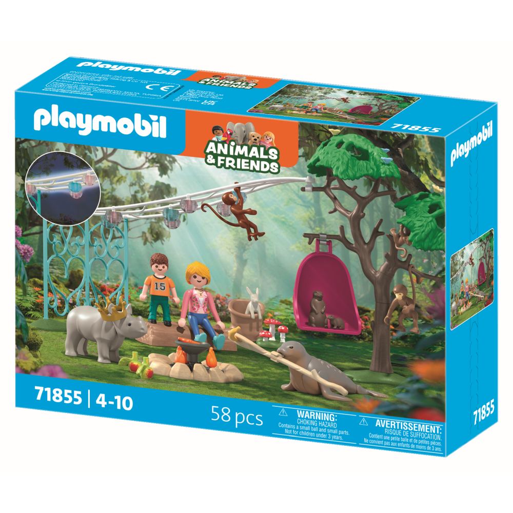 JUCARIE DE ROL PETRECEREA ANIVERSARA A ANIMALELOR - PLAYMOBIL MY LIFE (PM71855)
