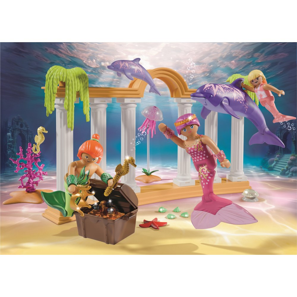 PROMO PACK COMOARA SIRENELOR SI DELFINI - PLAYMOBIL PRINCESS MAGIC (PM71861)