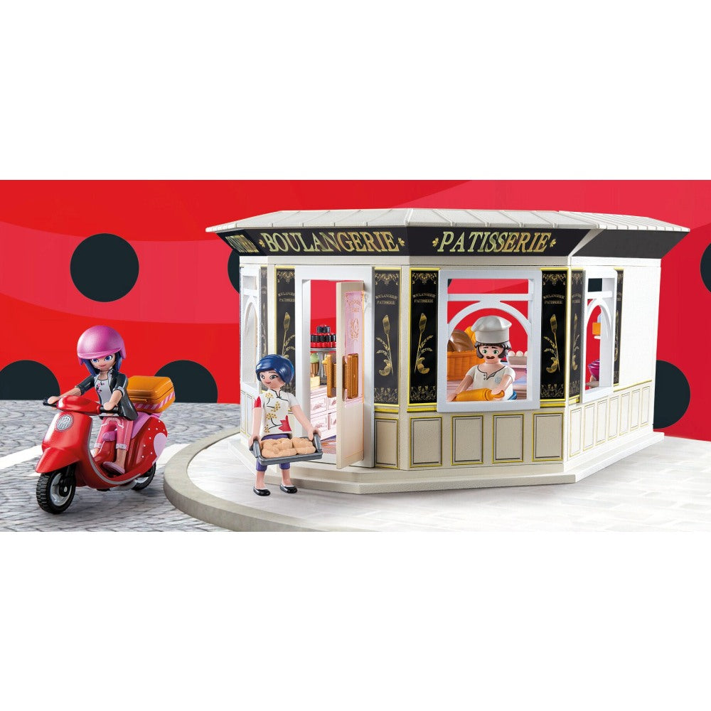 MIRACULOUS PLIMBARE CU SCUTERUL PRIN PARIS - PLAYMOBIL MIRACULOUS  (PM71864)