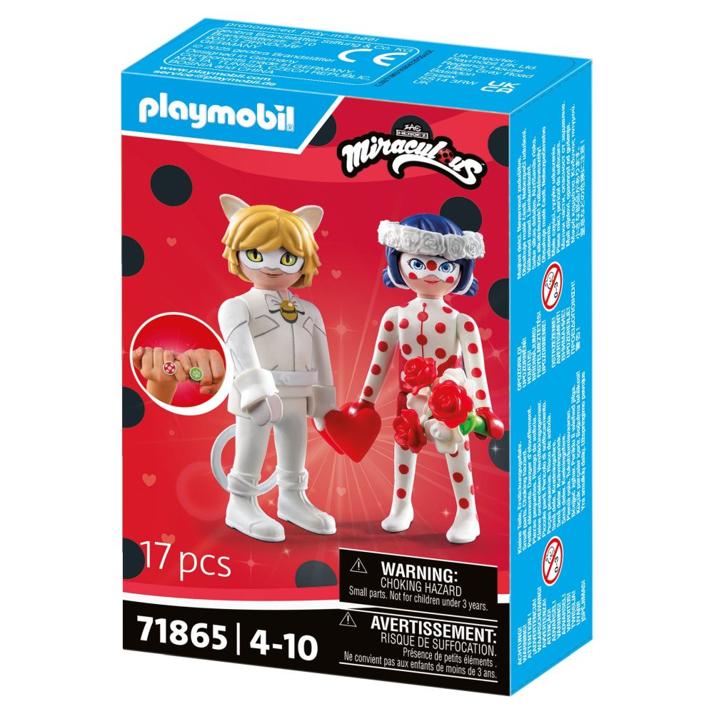 MIRACULOUS NUNTA VISURILOR CU LADYBUG SI CAT NOIR - PLAYMOBIL MIRACULOUS  (PM71865)