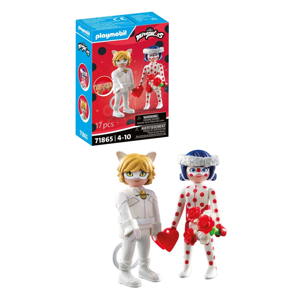MIRACULOUS NUNTA VISURILOR CU LADYBUG SI CAT NOIR - PLAYMOBIL MIRACULOUS  (PM71865)