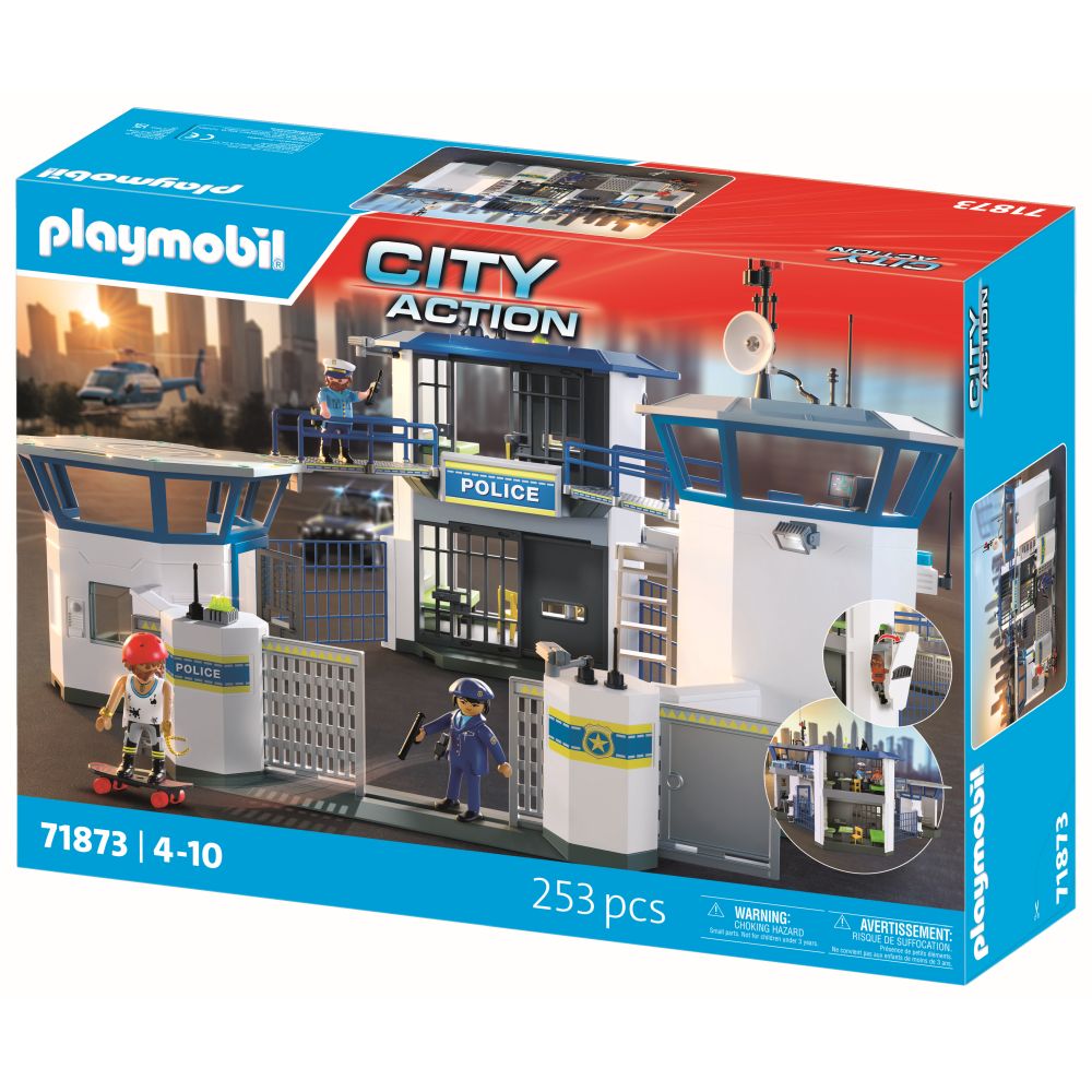JUCARIE DE ROL CENTRUL DE COMANDA AL POLITIEI - PLAYMOBIL ACTION HEROES (PM71873)