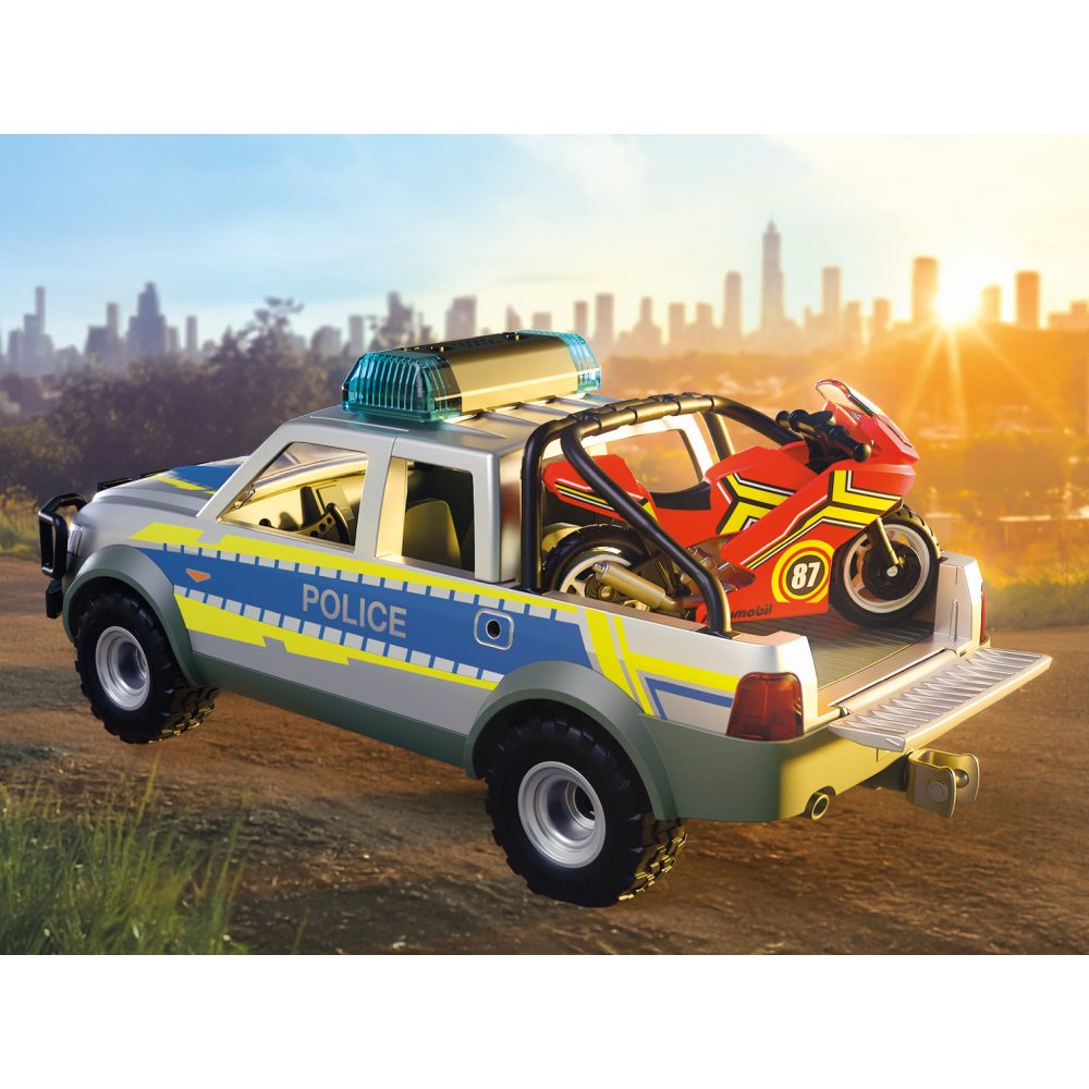 JUCARIE DE ROL POLITIA IN URMARIRE - PLAYMOBIL ACTION HEROES (PM71875)