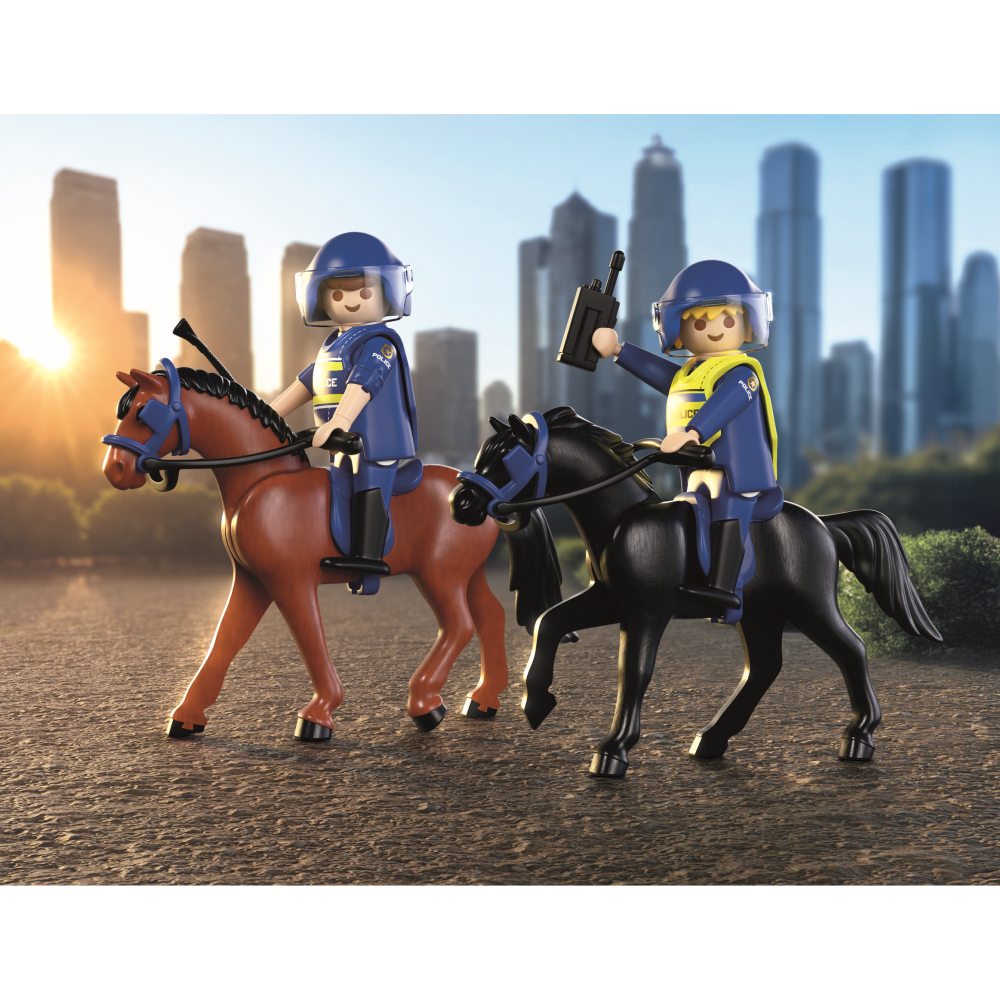 JUCARIE DE ROL ECHIPAJ DE POLITIE CALARE - PLAYMOBIL ACTION HEROES (PM71877)