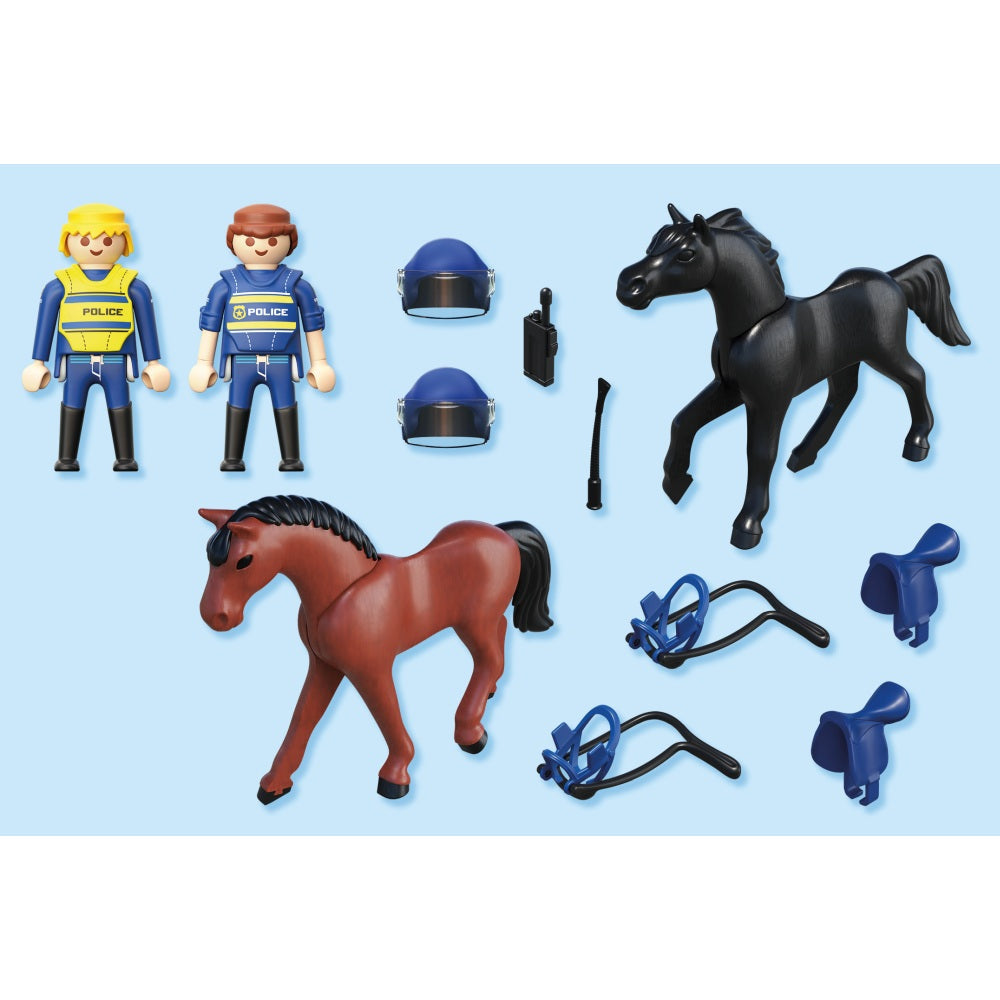 JUCARIE DE ROL ECHIPAJ DE POLITIE CALARE - PLAYMOBIL ACTION HEROES (PM71877)