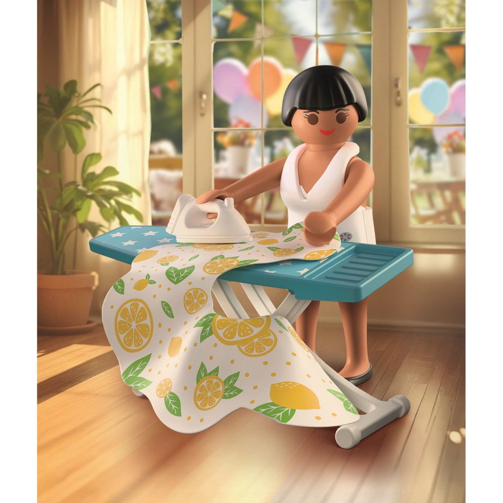 FIGURINA FEMEIE CU MASA DE CALCAT - PLAYMOBIL FIGURES (PM71878)