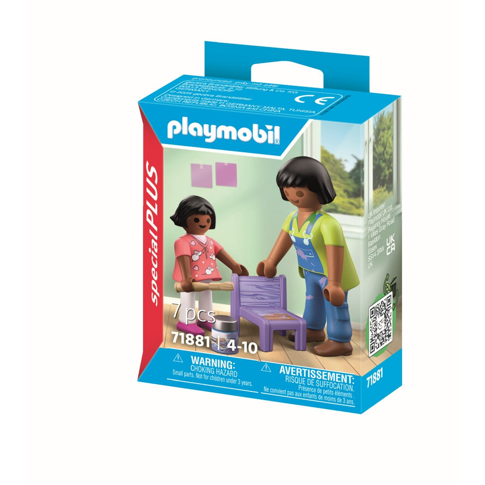 FIGURINA MESTERITA CU FETITA - PLAYMOBIL FIGURES (PM71881)