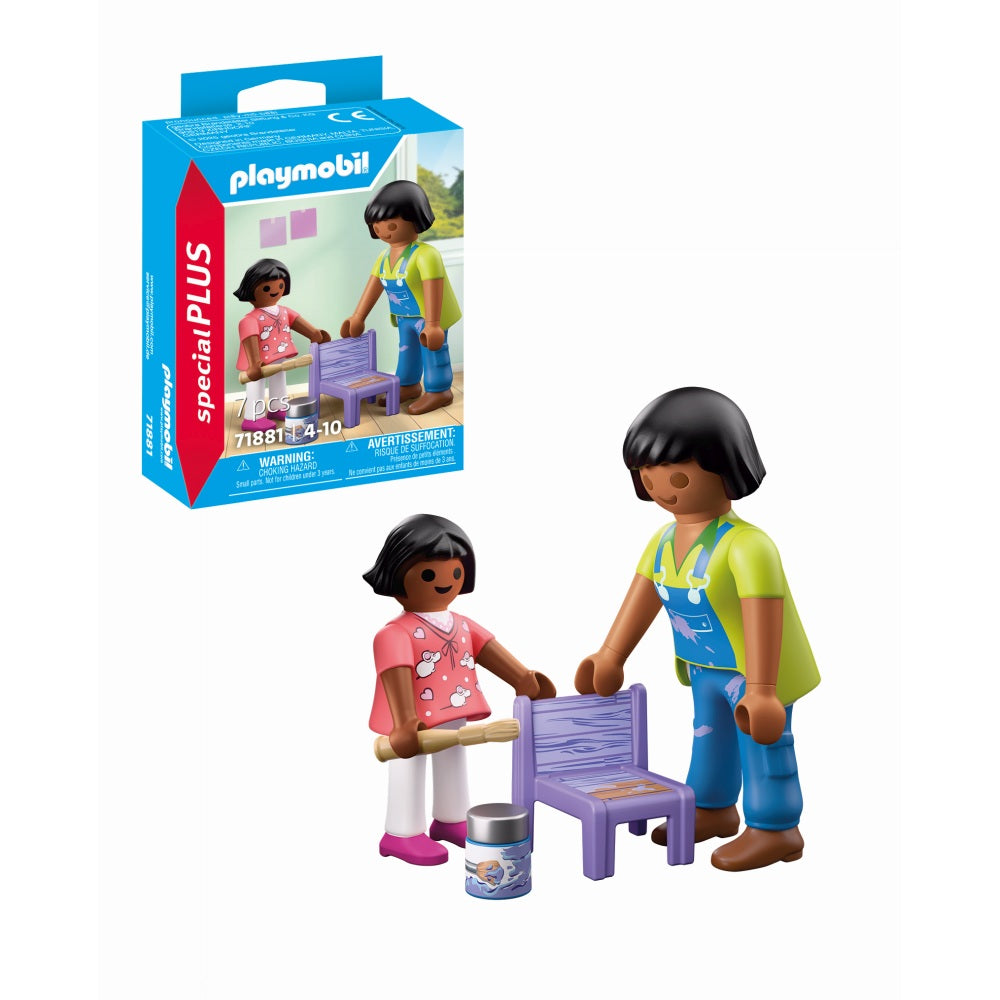 FIGURINA MESTERITA CU FETITA - PLAYMOBIL FIGURES (PM71881)