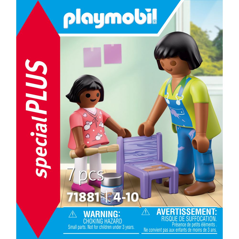 FIGURINA MESTERITA CU FETITA - PLAYMOBIL FIGURES (PM71881)