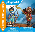 SET 2 FIGURINE CAVALER NOVELMORE SI BANDIT BURNHAM - PLAYMOBIL NOVELMORE (PM71884)