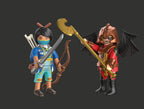 SET 2 FIGURINE CAVALER NOVELMORE SI BANDIT BURNHAM - PLAYMOBIL NOVELMORE (PM71884)