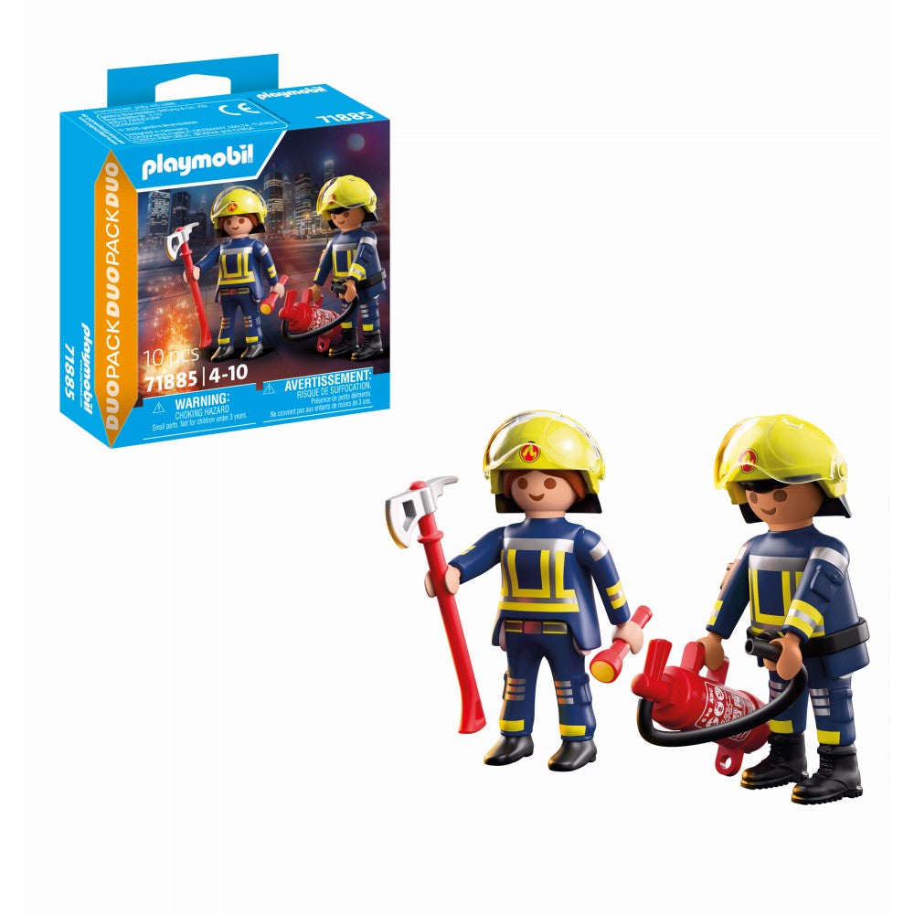 SET 2 FIGURINE POMPIERI - PLAYMOBIL ACTION HEROES (PM71885)