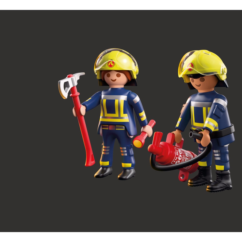 SET 2 FIGURINE POMPIERI - PLAYMOBIL ACTION HEROES (PM71885)