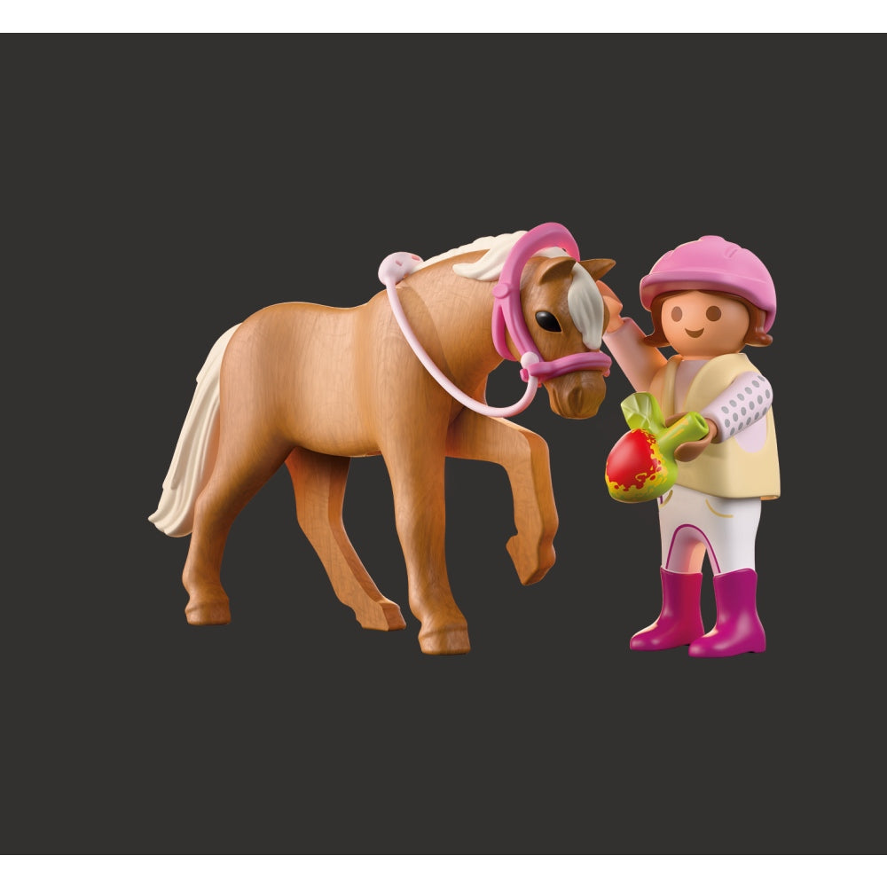 SET 2 FIGURINE FETITA CU PONEI - PLAYMOBIL COUNTRY (PM71887)