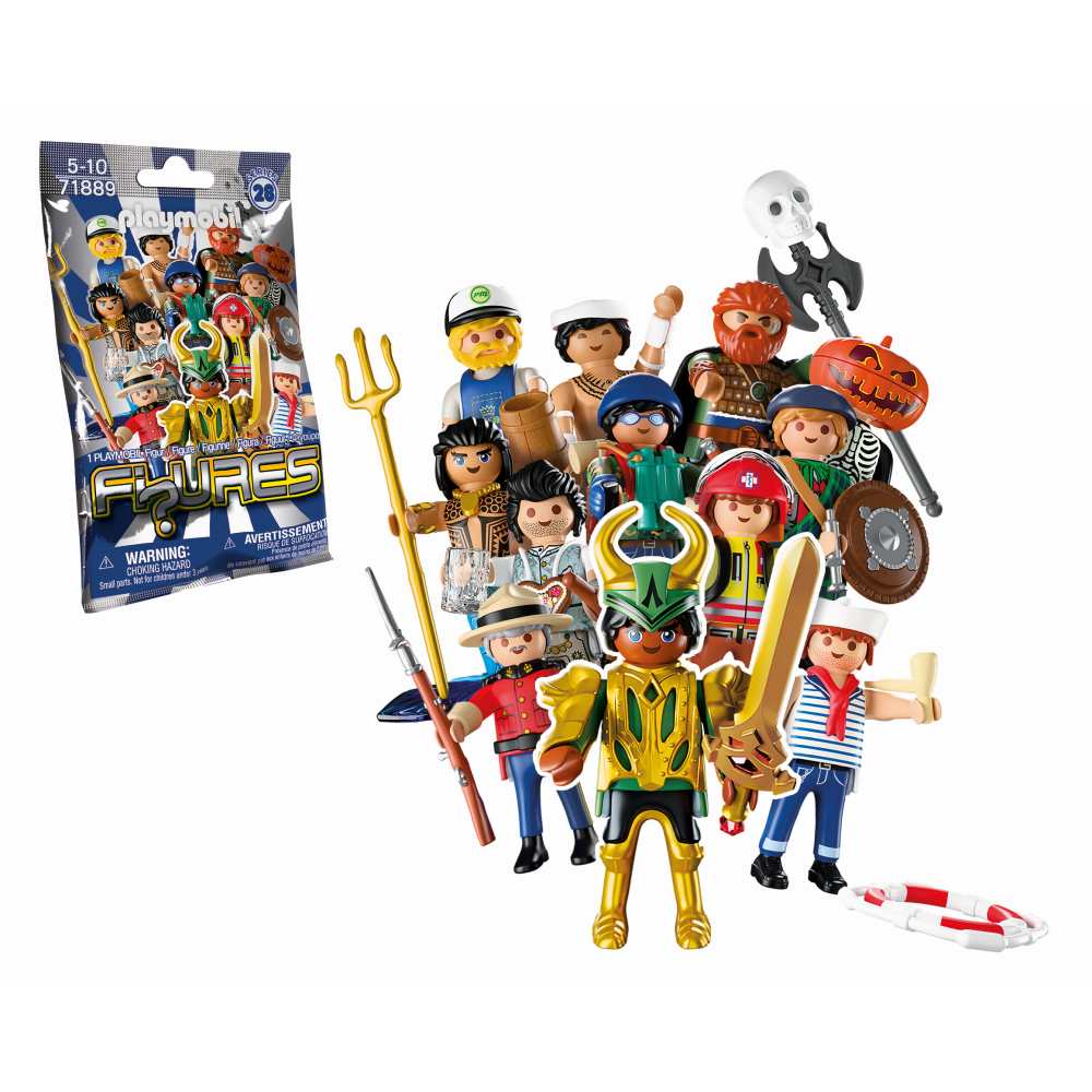 FIGURINE BAIETI SERIA 28 CU ACCESORII INTERSCHIMBABILE PENTRU CREATIVITATE NELIMITATA - PLAYMOBIL FIGURES (PM71889)