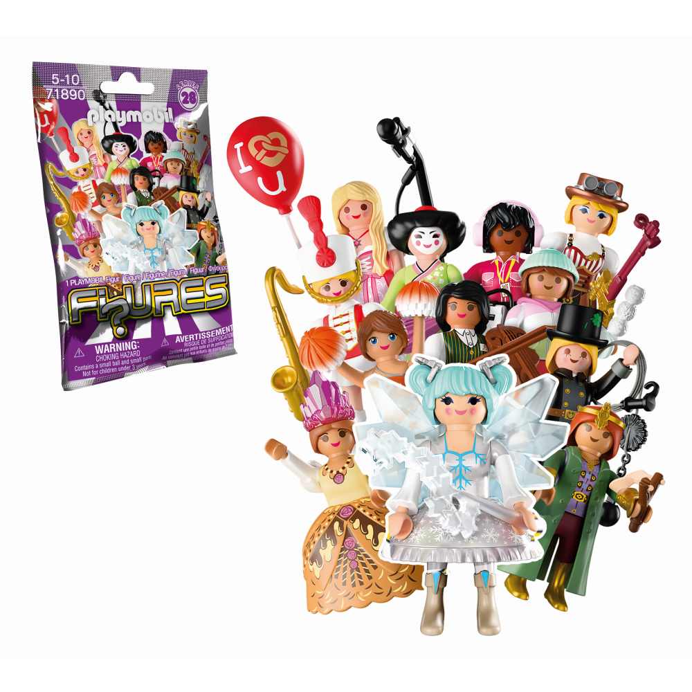 FIGURINE FETE SERIA 28 CU ACCESORII INTERSCHIMBABILE PENTRU CREATIVITATE NELIMITATA - PLAYMOBIL FIGURES (PM71890)