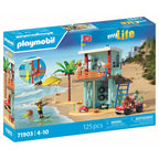 JUCARIE DE ROL TURNUL SALVAMARULUI SI VEHICUL DE PLAJA - PLAYMOBIL MY LIFE (PM71903)