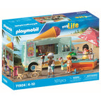 JUCARIE DE ROL STAND DE INGHETATA SI MAGAZIN CU ARTICOLE DE SURF - PLAYMOBIL MY LIFE (PM71904)