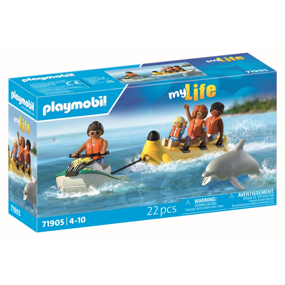 JUCARIE DE ROL PLIMBARE PE MARE CU BANANA - PLAYMOBIL MY LIFE (PM71905)