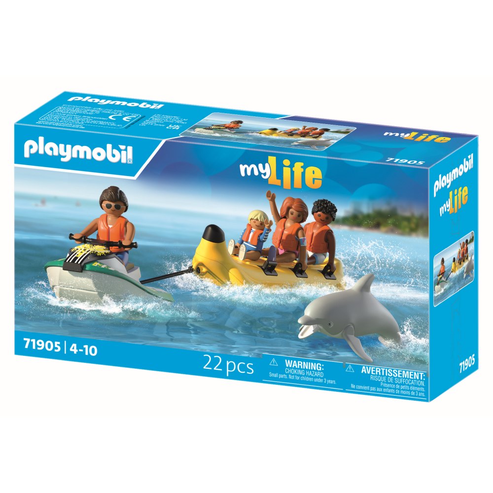 JUCARIE DE ROL PLIMBARE PE MARE CU BANANA - PLAYMOBIL MY LIFE (PM71905)