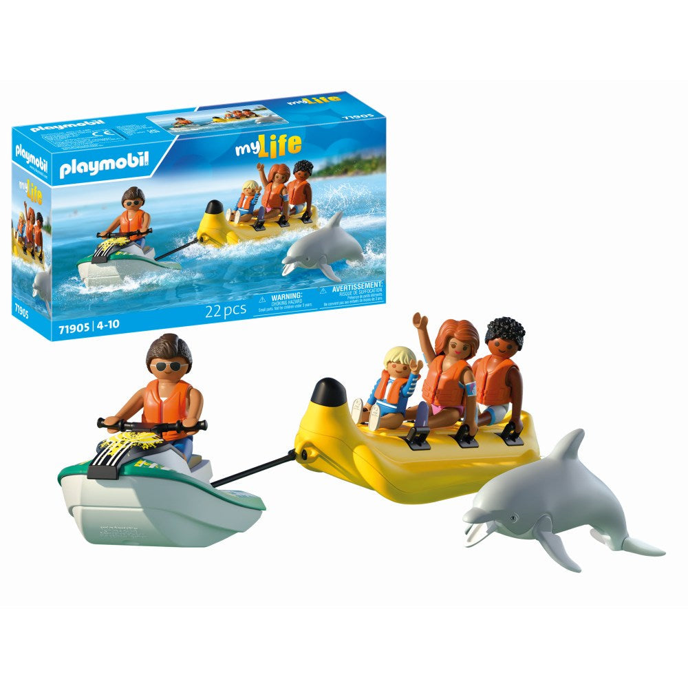 JUCARIE DE ROL PLIMBARE PE MARE CU BANANA - PLAYMOBIL MY LIFE (PM71905)
