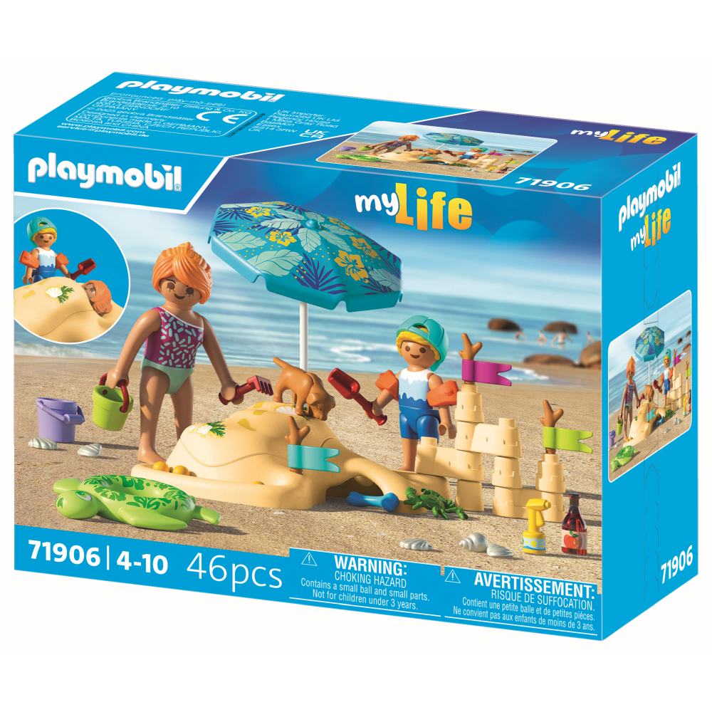 JUCARIE DE ROL DISTRACTIE IN FAMILIE LA PLAJA - PLAYMOBIL MY LIFE (PM71906)