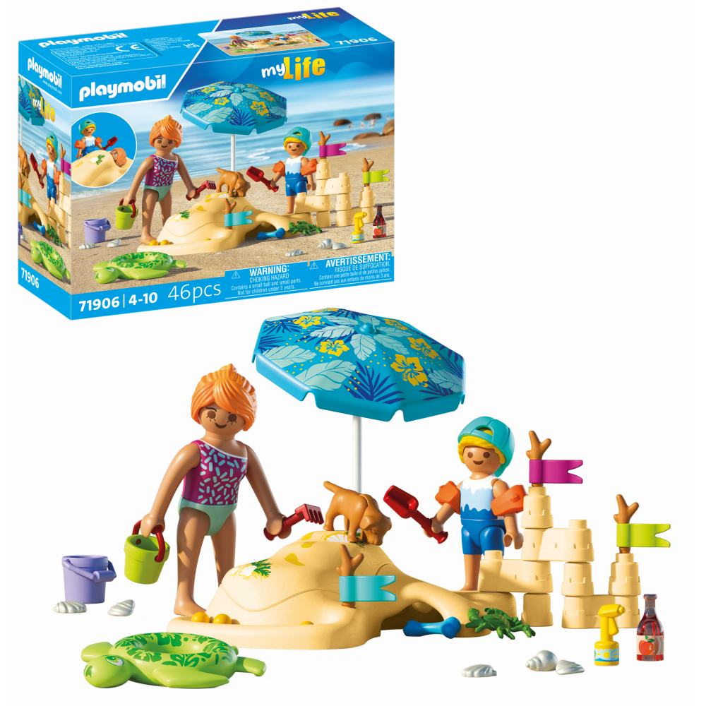 JUCARIE DE ROL DISTRACTIE IN FAMILIE LA PLAJA - PLAYMOBIL MY LIFE (PM71906)