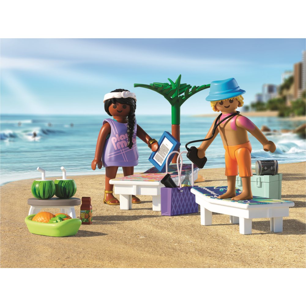 JUCARIE DE ROL CUPLU DE TINERI LA PLAJA - PLAYMOBIL MY LIFE (PM71908)