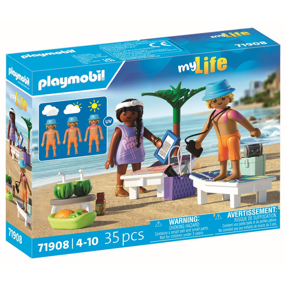 JUCARIE DE ROL CUPLU DE TINERI LA PLAJA - PLAYMOBIL MY LIFE (PM71908)