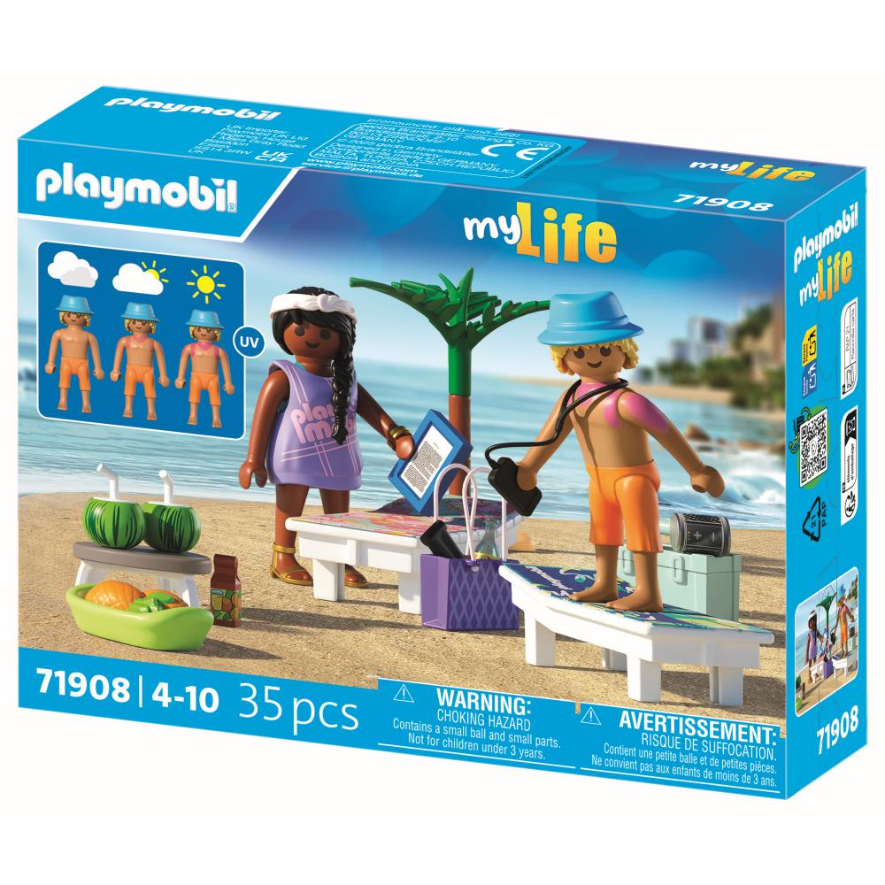 JUCARIE DE ROL CUPLU DE TINERI LA PLAJA - PLAYMOBIL MY LIFE (PM71908)