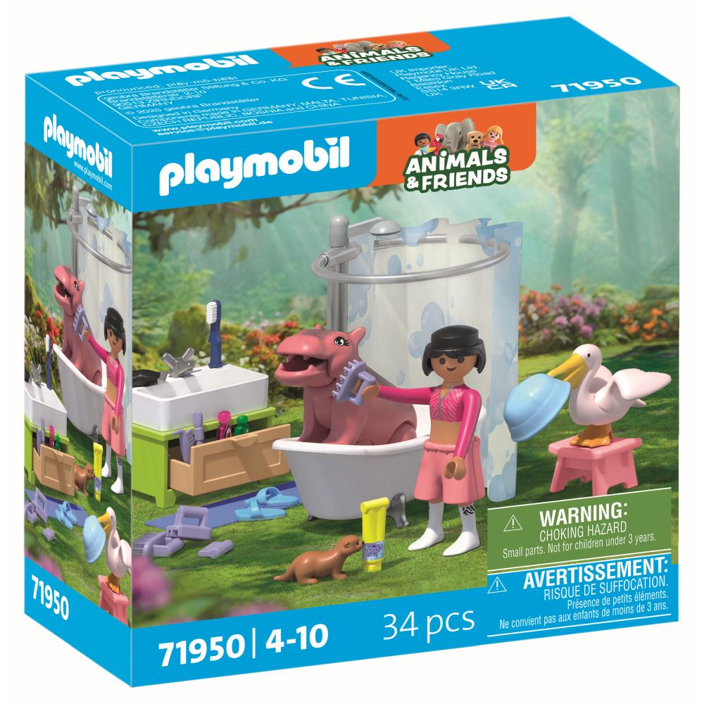 JUCARIE DE ROL DISTRACTIA ANIMALELOR LA BAIE - PLAYMOBIL MY LIFE (PM71950)