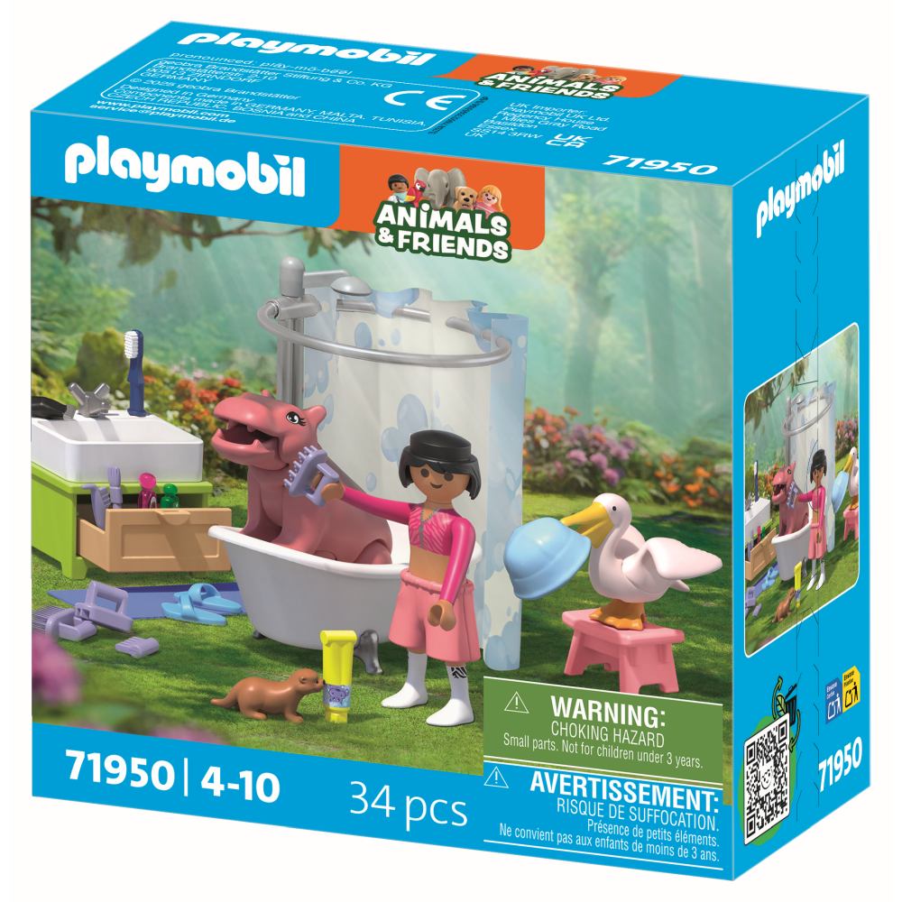 JUCARIE DE ROL DISTRACTIA ANIMALELOR LA BAIE - PLAYMOBIL MY LIFE (PM71950)