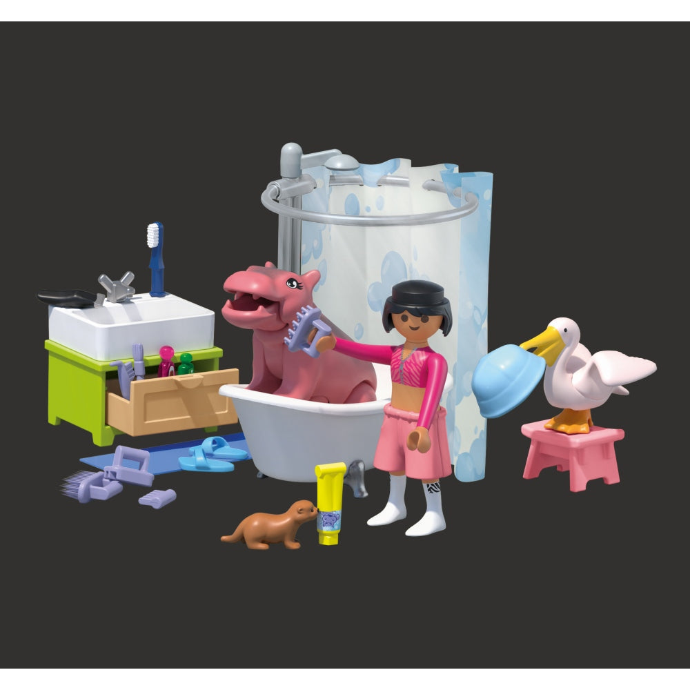 JUCARIE DE ROL DISTRACTIA ANIMALELOR LA BAIE - PLAYMOBIL MY LIFE (PM71950)