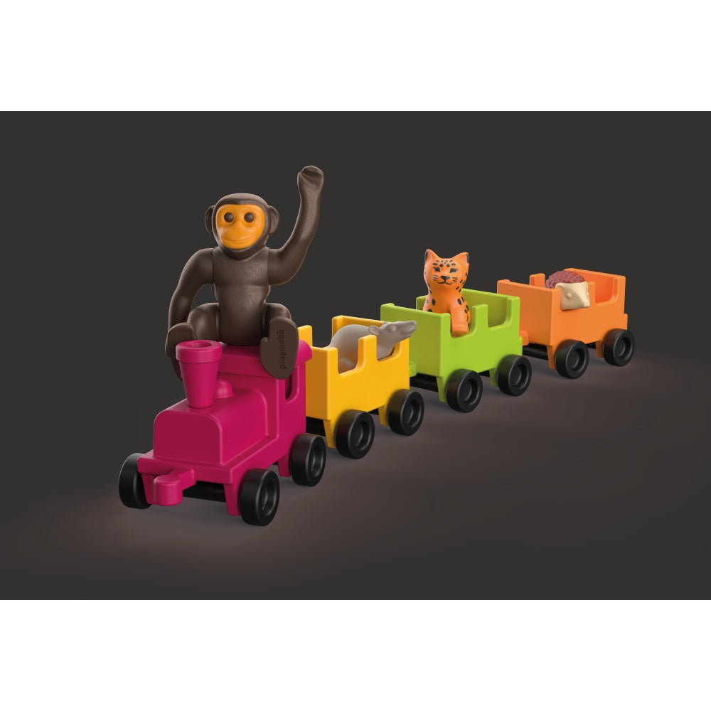 JUCARIE DE ROL PLIMBAREA ANIMALELOR CU LOCOMOTIVA - PLAYMOBIL MY LIFE (PM71951)