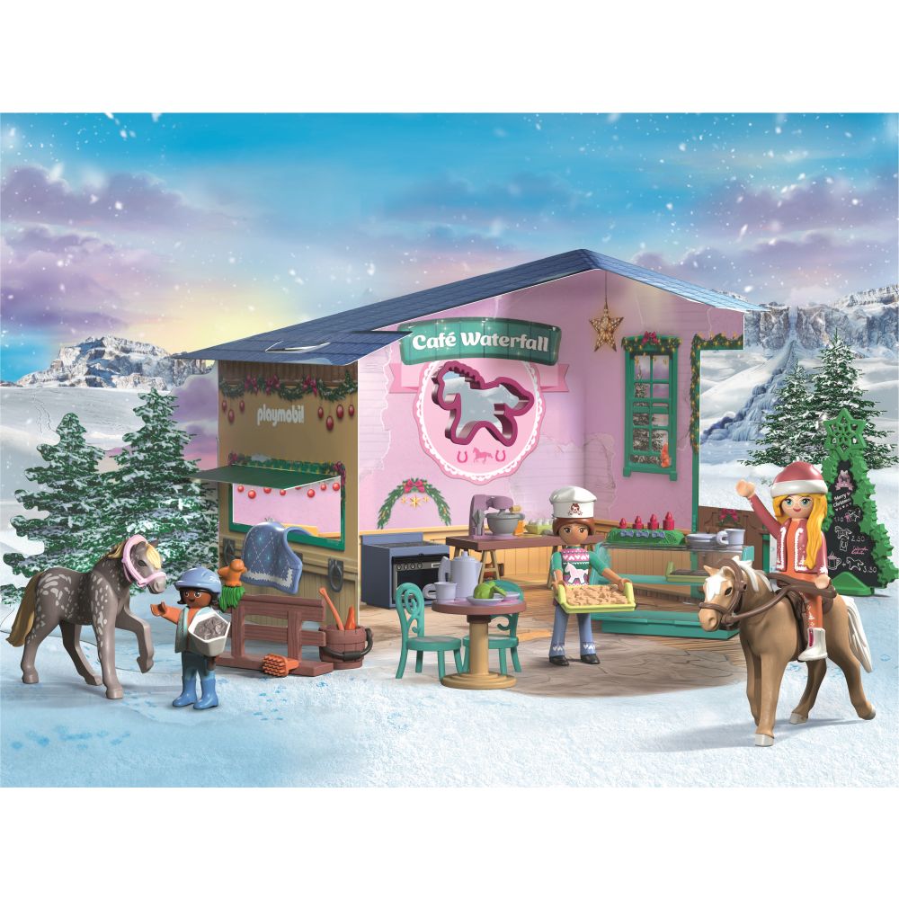 CALENDAR DE CRACIUN CAFENEAUA CU DELICII - PLAYMOBIL CHRISTMAS (PM71952)
