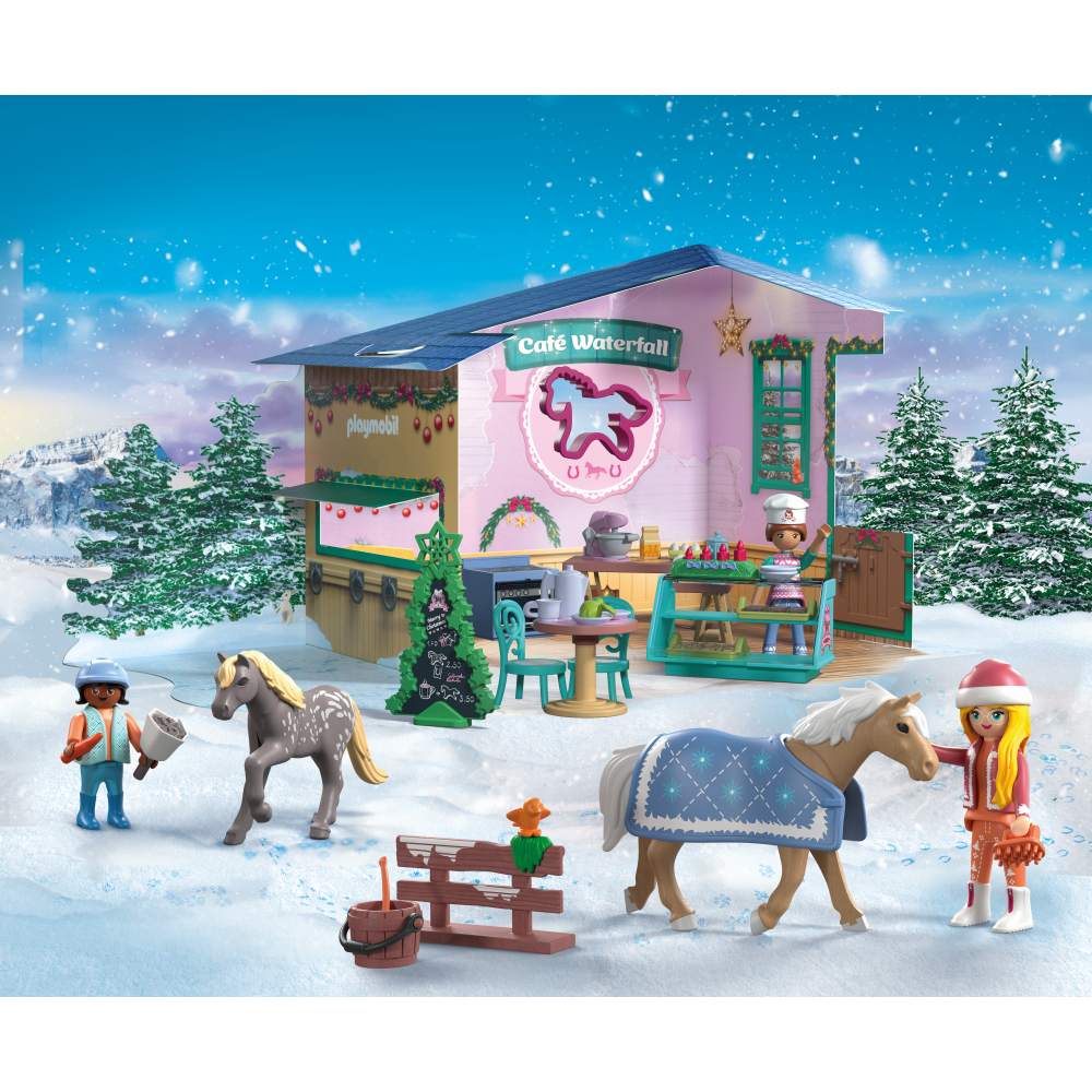 CALENDAR DE CRACIUN CAFENEAUA CU DELICII - PLAYMOBIL CHRISTMAS (PM71952)