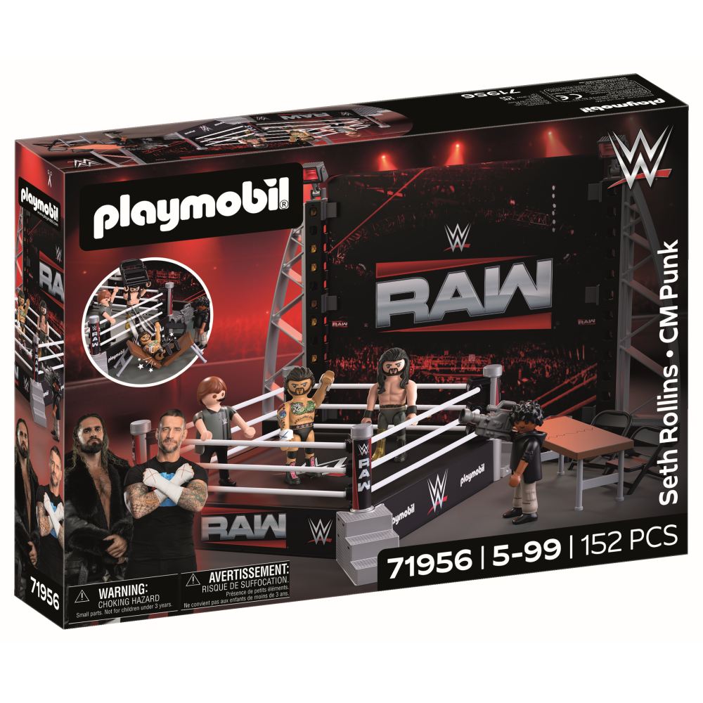 JUCARIE DE ROL ARENA DE WRESTLING - PLAYMOBIL WORLD WRESTLING ENTERTAINMENT (PM71956)